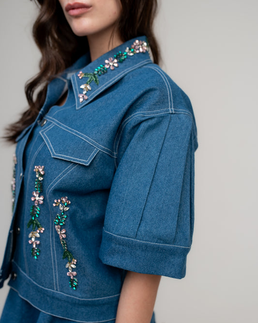 Floral Embellished Jacket