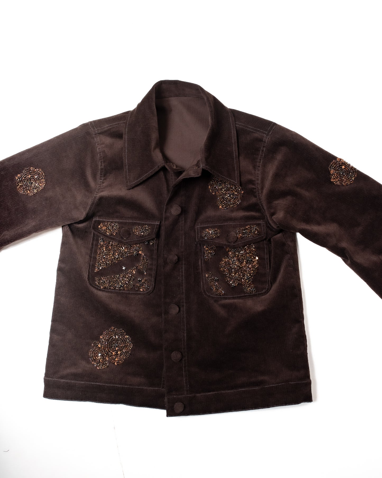 Embellished corduroy jacket