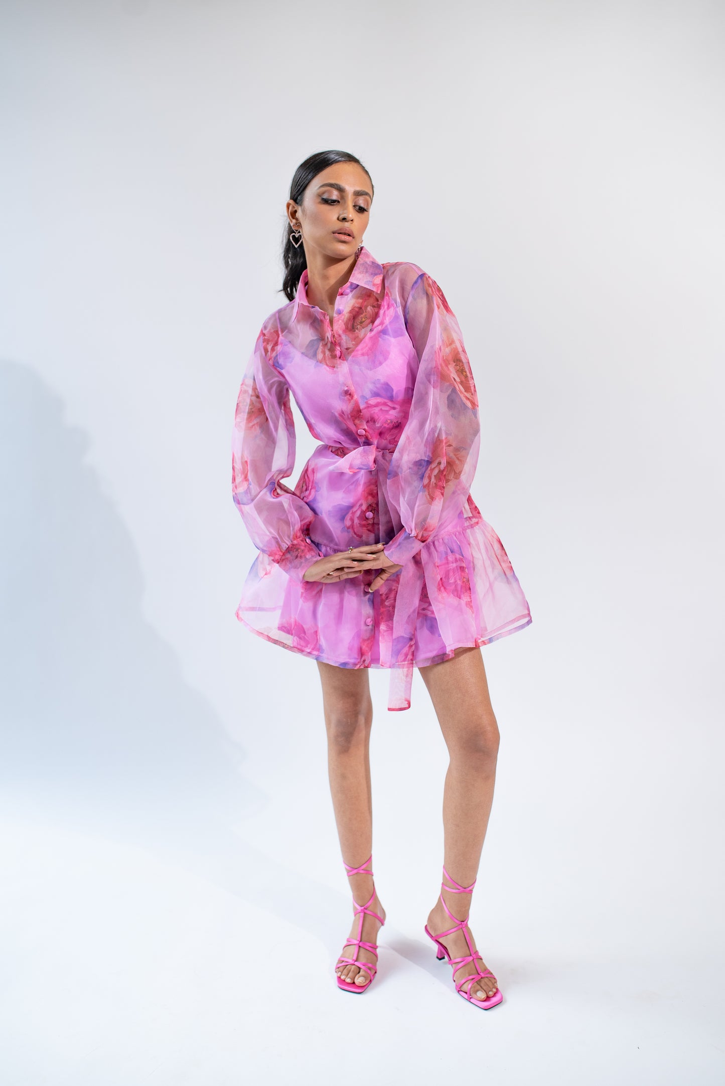 Organza mini dress