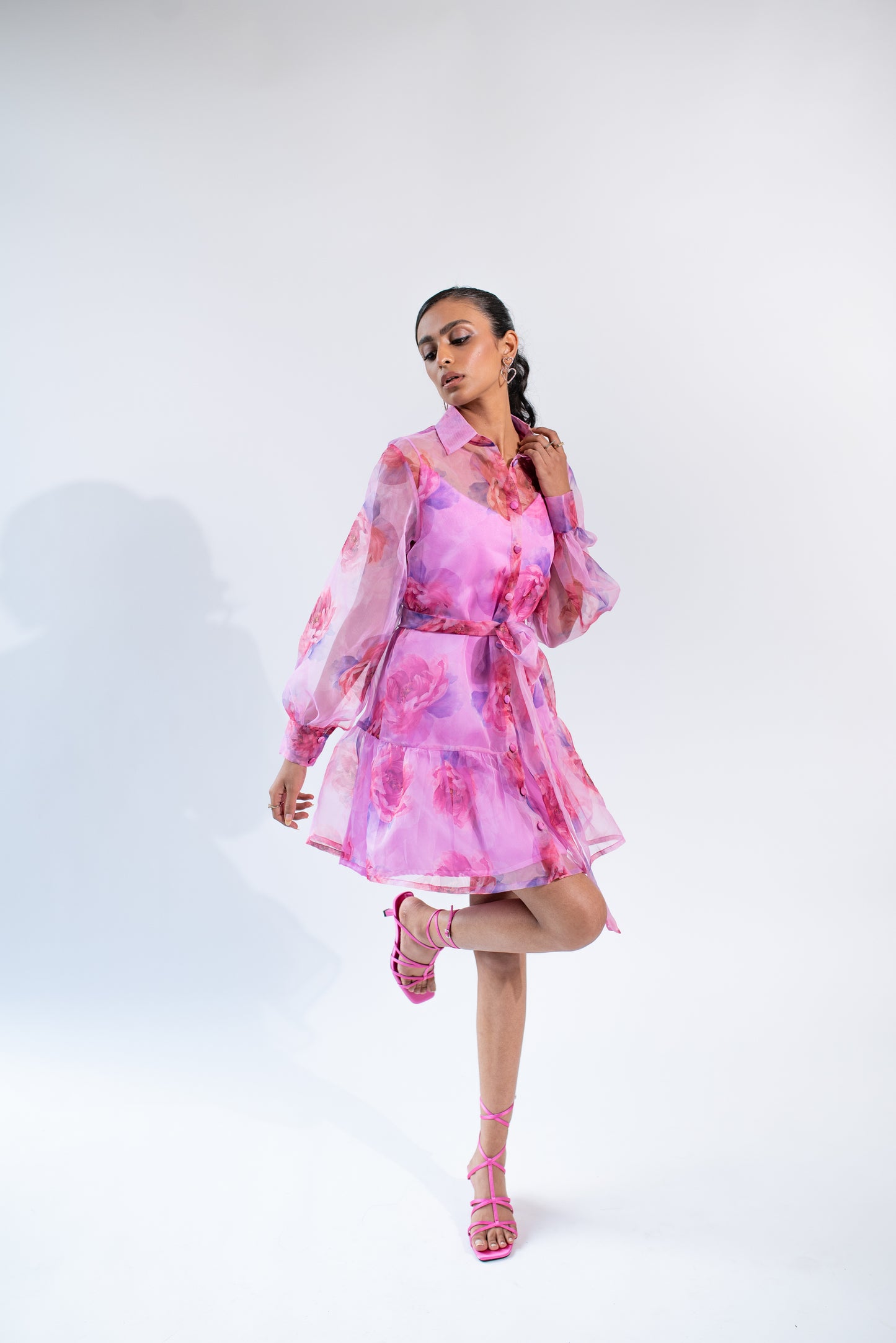 Organza mini dress