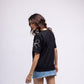 T-shirt with embellished bows