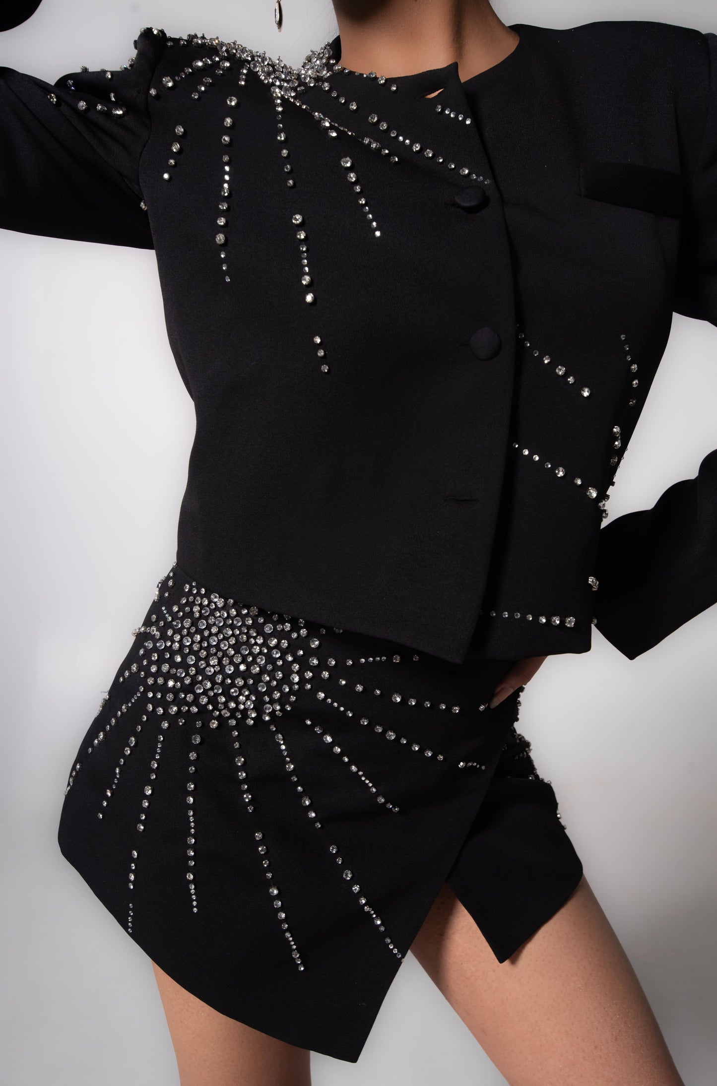 Short embellished jacket