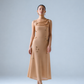 Midi dress with ruffle detail