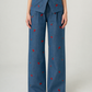 Cherry embroidered co-ord set