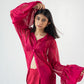 Shirt with voluminous sleeves