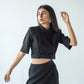 Asymmetric mini skirt