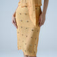 Silk chiffon midi skirt