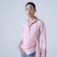 Hand-embellished draped shirt