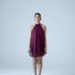 Silk chiffon halter-neck Mini Dress
