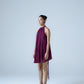 Silk chiffon halter-neck Mini Dress