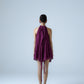 Silk chiffon halter-neck Mini Dress