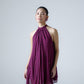 Silk chiffon halter-neck Mini Dress