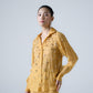 Hand-embellished organza shirt