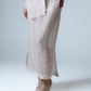 Hand-embellished organza midi skirt
