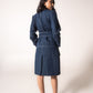 Denim trench coat