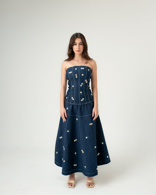 Moonflower Midi Skirt