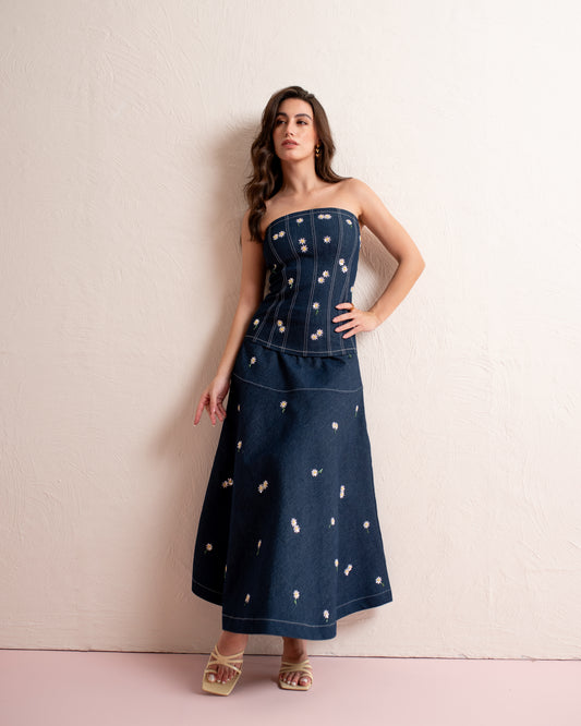 Moonflower Midi Skirt