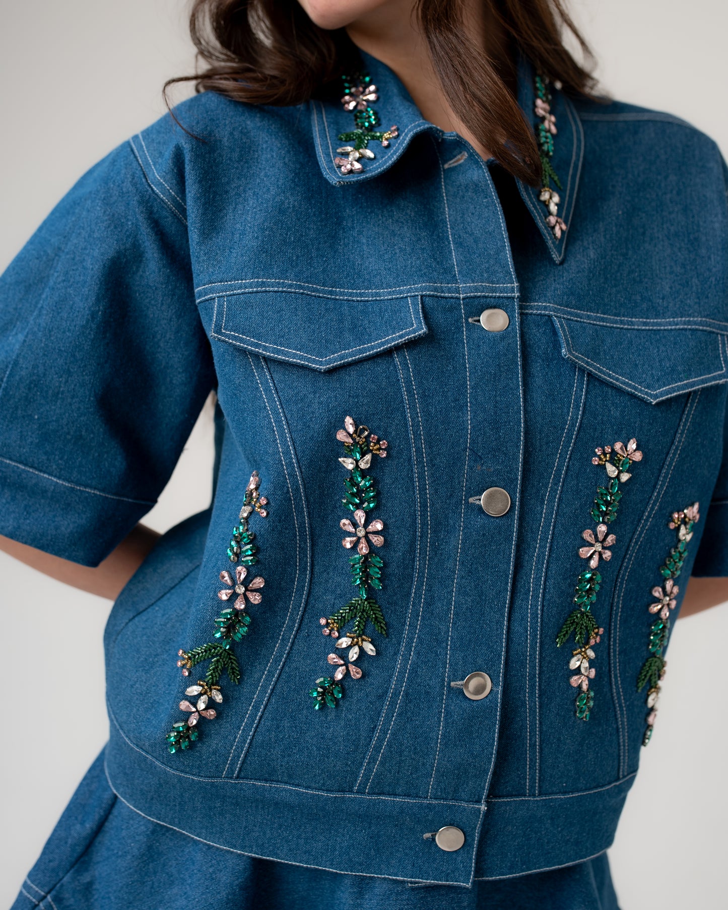 Floral Embellished Jacket