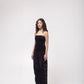High-waisted embellished corduroy barrel trousers