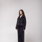 High-waisted embellished corduroy barrel trousers