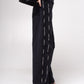 High-waisted embellished corduroy barrel trousers