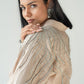 Long-sleeved embellished shirt