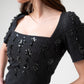 Embellished Denim Dress