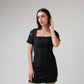 Embellished Denim Dress
