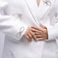Oversized blazer with rhinestone bows LIMITED EDITION