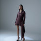 Hand-embellished mini dress