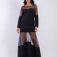 Long sleeved maxi dress