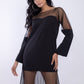 Long sleeved maxi dress