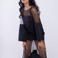 Long sleeved maxi dress