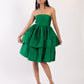 Off-shoulder midi dress