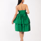 Off-shoulder midi dress
