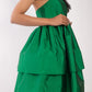 Off-shoulder midi dress