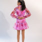 Organza mini dress