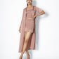 Mini-skirt with side slit
