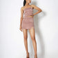 Mini-skirt with side slit